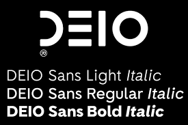 Example font DEIO Sans #1